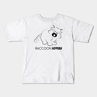 Raccoon Lovers - 01 Kids T-Shirt